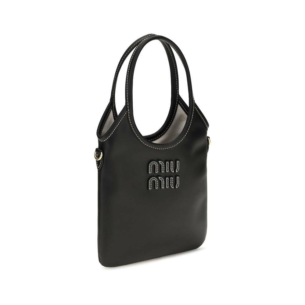 Miu Miu Black Calf Leather Handbag