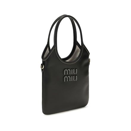 Miu Miu Black Calf Leather Handbag