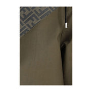 Fendi Bicolor Polyester Full-Length Jacket