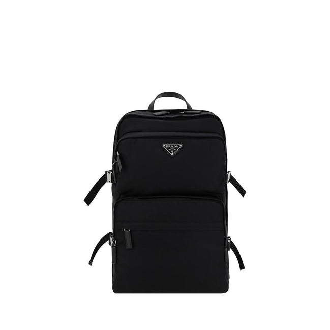 Prada Rucsac Negru din Poliamidă Reciclată