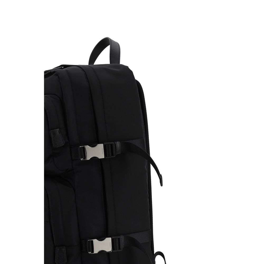 Prada Rucsac Negru din Poliamidă Reciclată