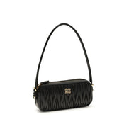 Miu Miu Portofel Negru din Piele de Miel