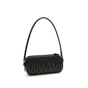 Miu Miu Portofel Negru din Piele de Miel