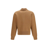 Ami Paris Brown Wool Cardigan