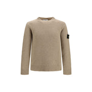 Stone Island Beige Wool Sweatshirt