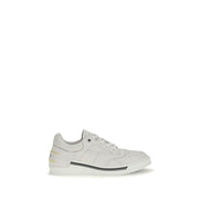 Fendi Pantofi Sport Albi din Piele de Vițel