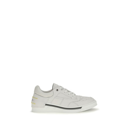 Fendi Pantofi Sport Albi din Piele de Vițel