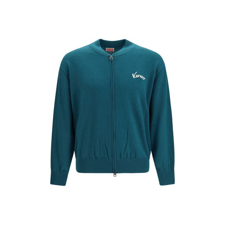 Kenzo Cardigan Bicolor din Lână