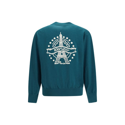 Kenzo Cardigan Bicolor din Lână