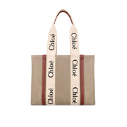 Chloé Geantă Tote Bej din In