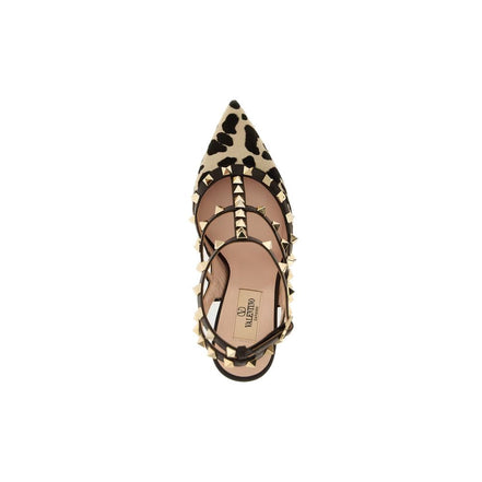 Valentino Garavani Brown Calf Hair High Heel Pumps