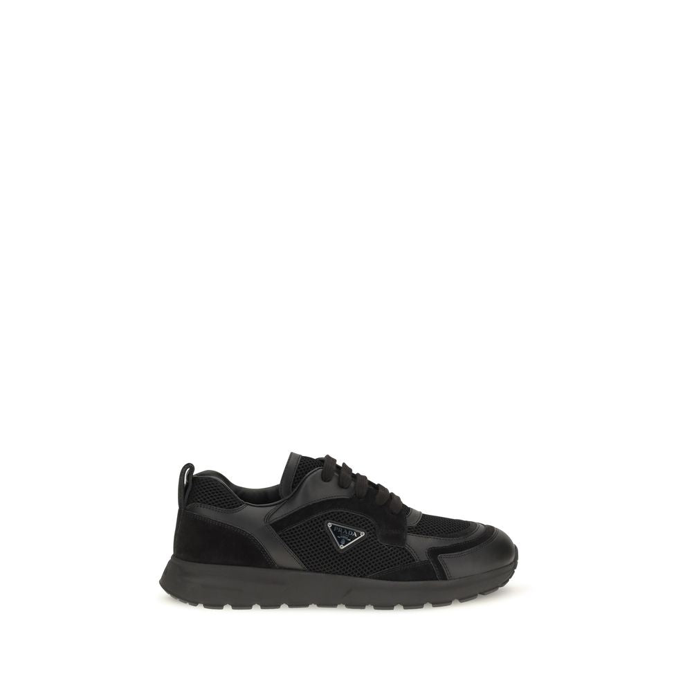Prada Adidași Sport Negri din Material Textil