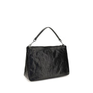 Balenciaga Geantă de Umăr Neagră din Piele de Miel