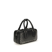 Miu Miu Black Calf Leather Shoulder Bag
