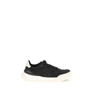 Moncler Black Polyamide Athletic Sneakers