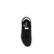 Moncler Black Polyamide Athletic Sneakers