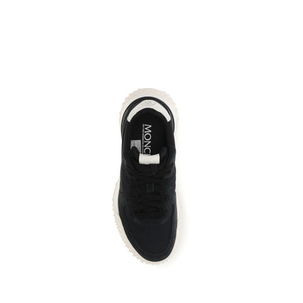 Moncler Black Polyamide Athletic Sneakers
