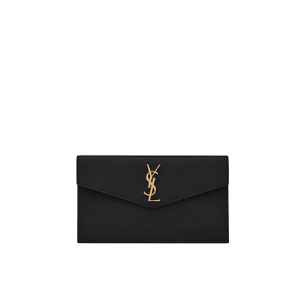 Saint Laurent Geantă Clutch Neagră din Piele