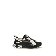 Off-White Black Polyester Athletic Sneakers