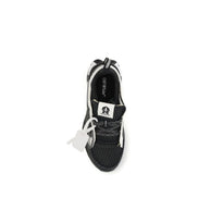 Off-White Black Polyester Athletic Sneakers