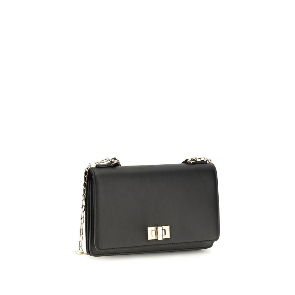 Fendi Portofel Negru din Piele de Vițel