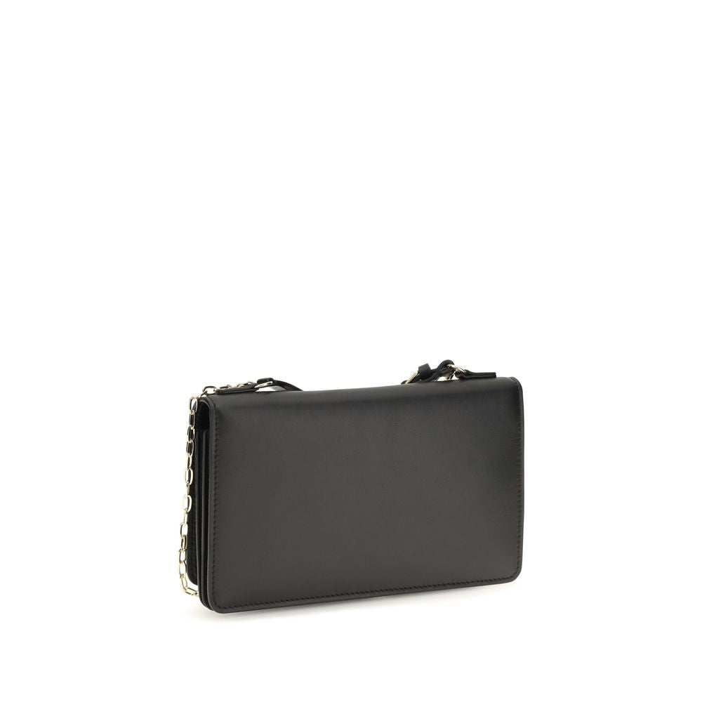 Fendi Portofel Negru din Piele de Vițel