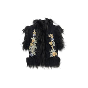 Fendi Vestă Neagră din Lână