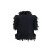 Fendi Vestă Neagră din Lână