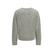 Brunello Cucinelli Pulover Gri din In
