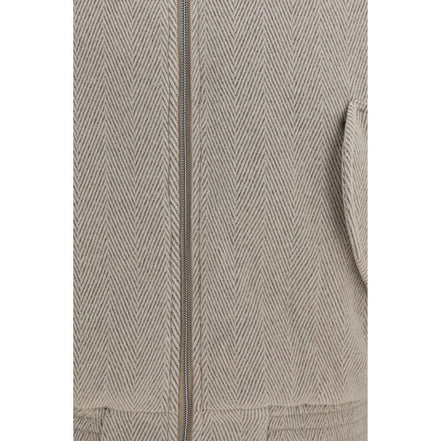 Jacquemus Bomber Bej din Lână