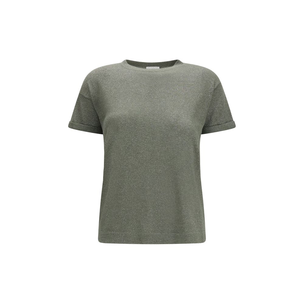Brunello Cucinelli Tricou Bicolor din Nailon