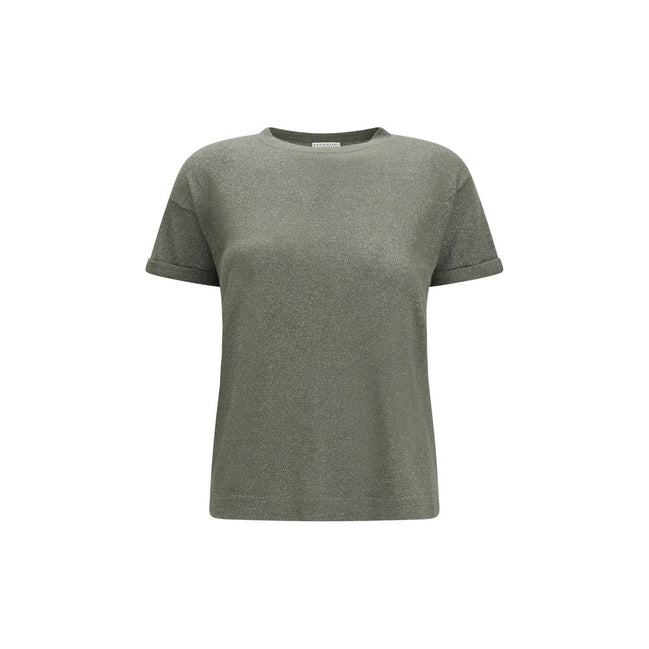 Brunello Cucinelli Tricou Bicolor din Nailon