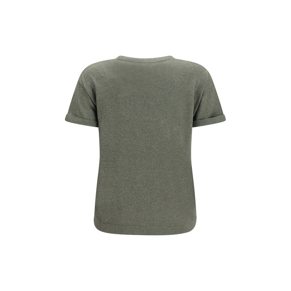 Brunello Cucinelli Tricou Bicolor din Nailon