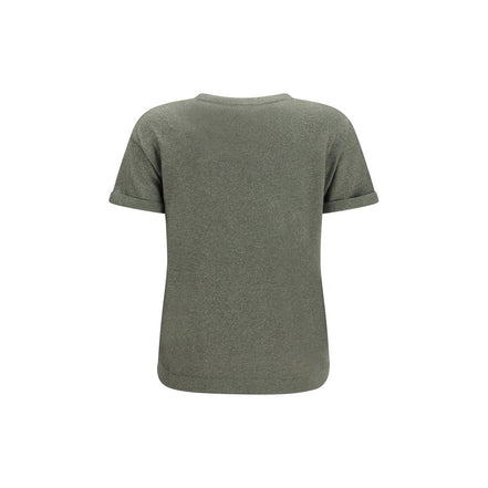 Brunello Cucinelli Tricou Bicolor din Nailon