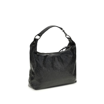 Balenciaga Geantă de Umăr Neagră din Piele de Miel
