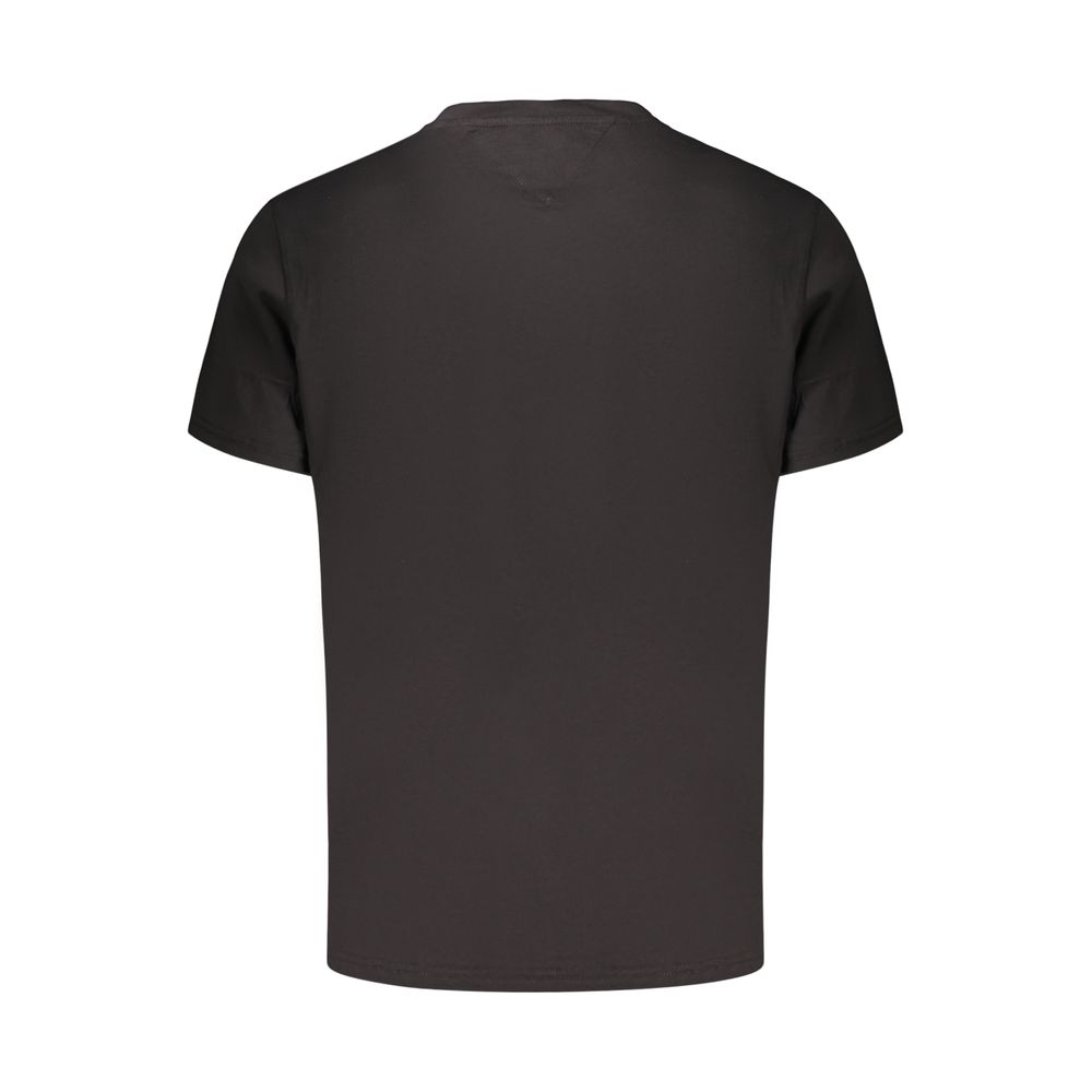 Tommy Hilfiger Tricou Negru din Bumbac pentru Bărbați