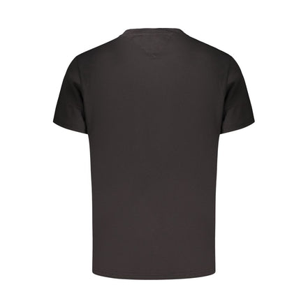 Tommy Hilfiger Tricou Negru din Bumbac pentru Bărbați