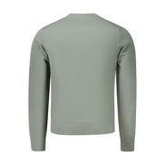 Hugo Boss Pulover Verde din Bumbac pentru Bărbați