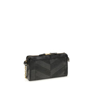 Valentino Garavani Black Napa Leather Shoulder Bag