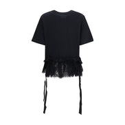 Alexander McQueen Tricou Negru din Bumbac