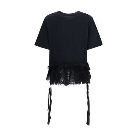 Alexander McQueen Tricou Negru din Bumbac