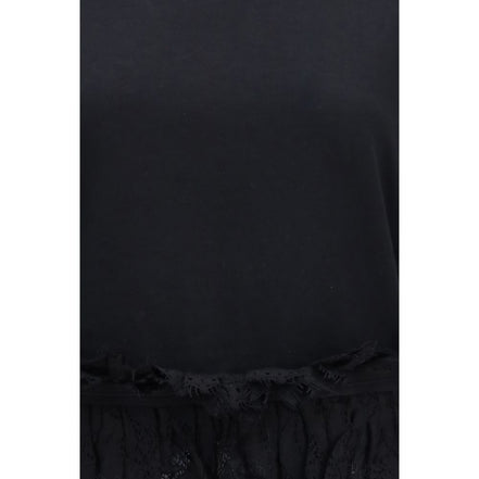 Alexander McQueen Tricou Negru din Bumbac