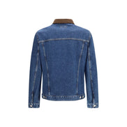 Brunello Cucinelli Jachetă Denim Albastră din Bumbac