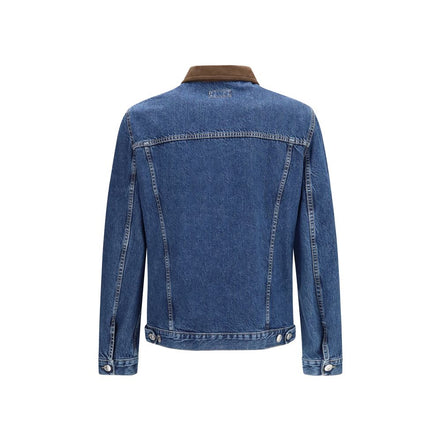 Brunello Cucinelli Jachetă Denim Albastră din Bumbac
