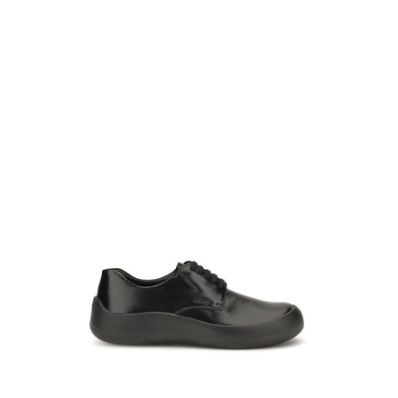 Prada Pantofi Sport Negri din Piele de Vițel
