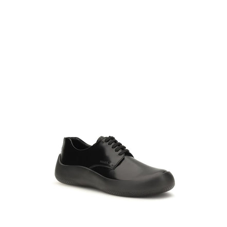 Prada Pantofi Sport Negri din Piele de Vițel