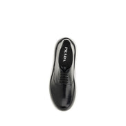 Prada Pantofi Sport Negri din Piele de Vițel