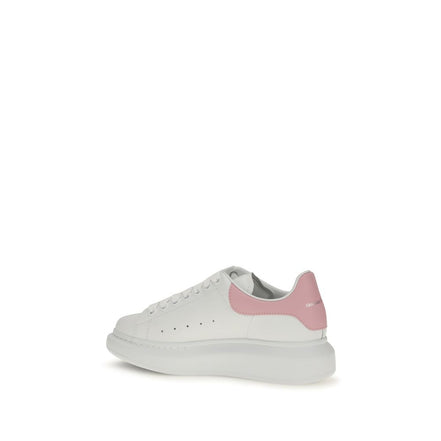 Alexander McQueen Pantofi Sport Albi din Piele de Vițel