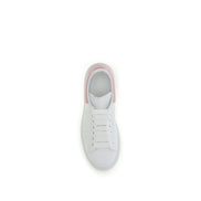 Alexander McQueen Pantofi Sport Albi din Piele de Vițel