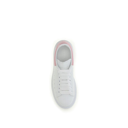 Alexander McQueen Pantofi Sport Albi din Piele de Vițel